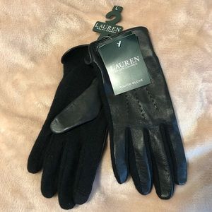 Ralph Lauren Genuine Leather Gloves (Touch Tech)